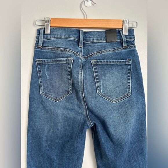 Level 99 High Rise Raw Hem Skinny Jeans - Picture 8 of 11